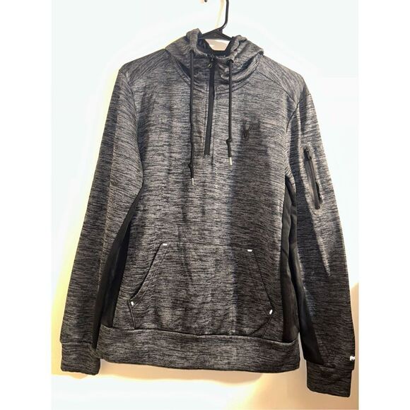 Spyder  pro wear active 3/4 zip up hoodie size meduim - Picture 1 of 8